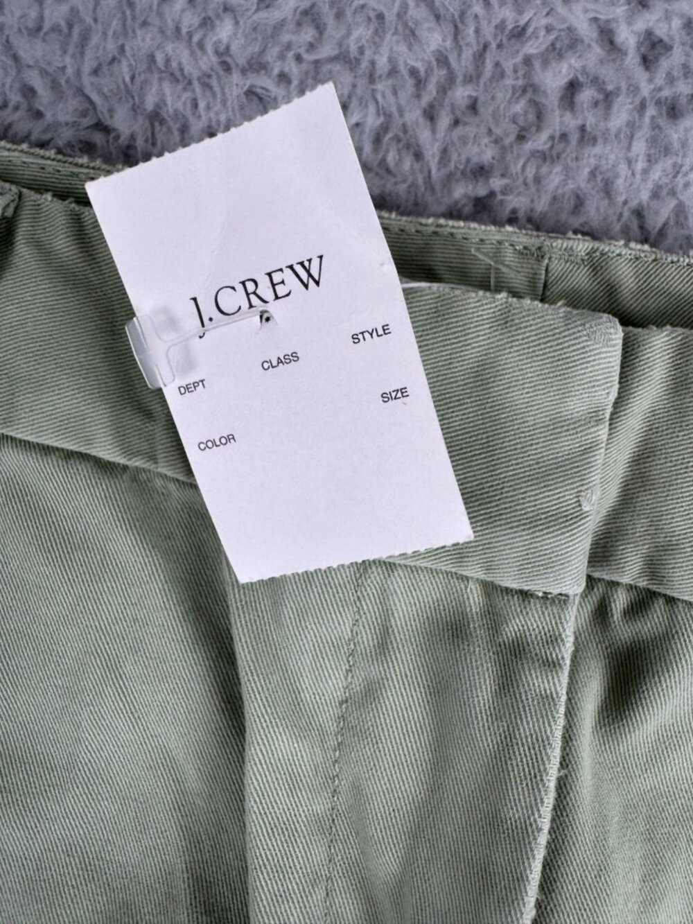 J.Crew Olive Green Twill Skirt Retro Pockets Floral-Lining Casual Travel - Picture 6 of 10